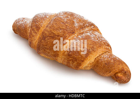 Croissant, isoliert Stockfoto