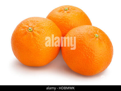 Mandarine, isoliert Stockfoto