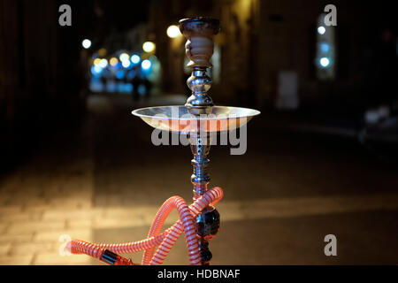 Eine Shisha-Pfeife in Jerusalem Israel Stockfoto