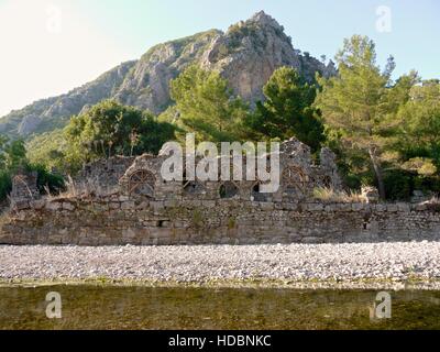 Antiken lykischen Ruinen von Olympos, Türkei Stockfoto