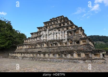 Archäologische Stätte von El Tajin, Veracruz, Mexiko Stockfoto