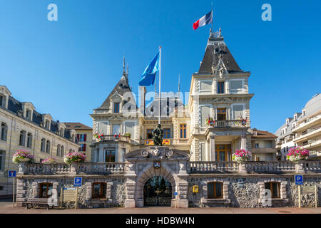 Rathaus, Evian, Evian-Les-Bains, Haute-Savoie, Frankreich Stockfoto