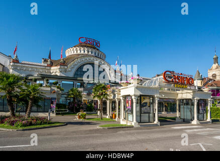 Casino, Evian-Les-Bains, Haute-Savoie, Frankreich Stockfoto