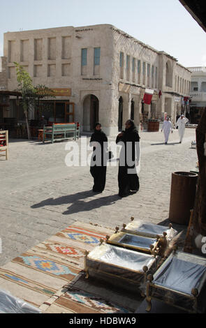 Souq Waqif, alte Souk, älteste Markt der Stadt, Doha, Katar, im Nahen Osten Stockfoto