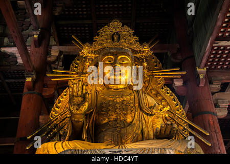 Detail aus der Todaiji-Tempel in Nara, Japan Stockfoto