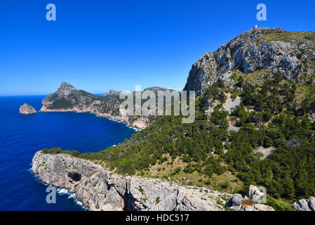 Kap Formentor Landschaft auf der Insel Mallorca in Spanien Stockfoto