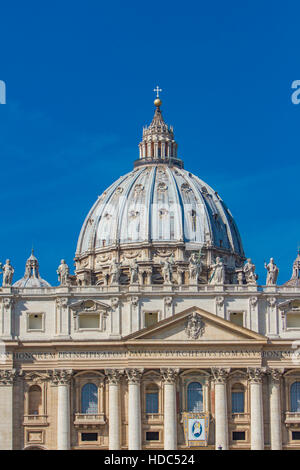 Detail vom Dom St. Peter im Vatikan Stockfoto