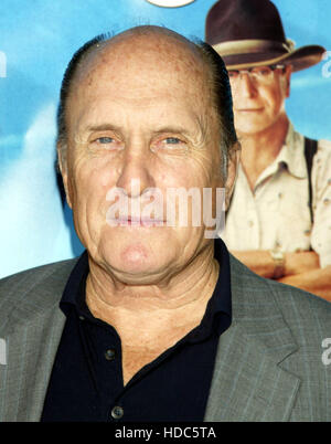 FBS12 20030918 LOS ANGELES, USA: Schauspieler Robert Duvall in dem Film premiere "Secondhand Lions" in Los Angeles, am Donnerstag, 18 September 2003. Der Film wurde von New Line Cinema und Stars Robert Duvall, Michael Caine und Haley Joel Osment produziert.  Foto von Francis Specker Stockfoto