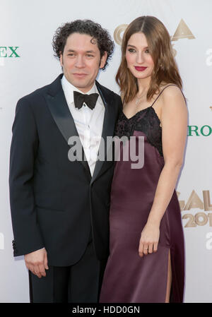 Los Angeles Philharmonic 2016/17 Opening Night Gala: Gershwin und the Jazz Age bei Walt Disney Concert Hall mit: Gustavo Dudamel wo: Los Angeles, California, Vereinigte Staaten von Amerika bei: 27 September 2016 Stockfoto