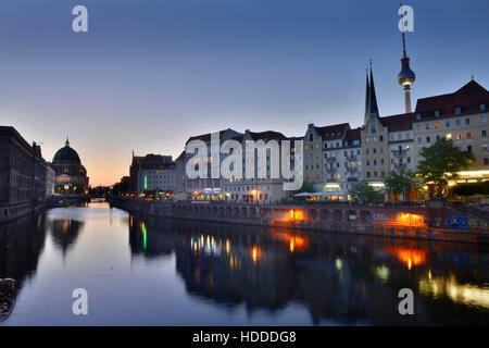 Nikolaiviertel, Berlin, Deutschland Stockfoto