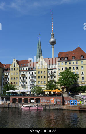 Nikolaiviertel, Mitte, Berlin, Deutschland Stockfoto