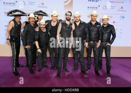 Deutscher Radiopreis 2016 (German Radio Award 2016) um Schuppen 52 - Ankünfte Featuring: The BossHoss wo: Hamburg, Deutschland: 6. Oktober 2016 Stockfoto