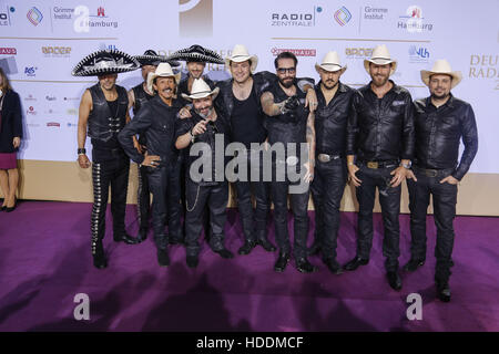 Prominenten Besuch Deutscher Radiopreis 2016 im Schuppen 52 Featuring: The Boss Hoss wo: Hamburg, Deutschland: 7. Oktober 2016 Stockfoto