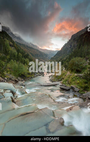 Ordesa y Monte Perdido Nationalpark, Huesca, Aragon, Spanien, Pyrenäen. Stockfoto