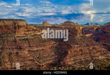 Tafelberge aus Sandstein an der San Rafael Swell 30. Mai 2015 in Utah. Stockfoto