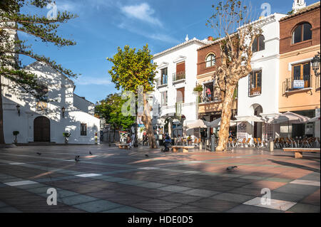 Dorf Nerja an der Costa Del Sol, Provinz Málaga, Andalusien, Spanien Stockfoto