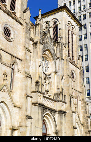 Die Kathedrale von San Fernando in San Antonio, Texas Stockfoto