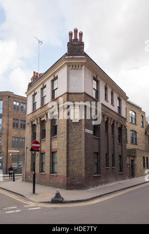 Tracey Emin Atelier 66-68 Bell Lane in Spitalfields, ein denkmalgeschütztes Gebäude in einem Naturschutzgebiet in Kunst und Handwerk-design Stockfoto