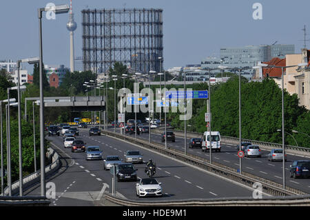 Eine 103 Stadtautobahn, Schöneberg, Berlin, Deutschland Stockfoto