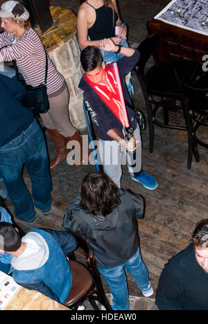 Athen, Griechenland. 10. Dezember 2016. Der erste Athen STAR WARS Day organisiert heute von "Street-Produktion" für alle griechischen Fans der STAR Wars-Franchise. © Dimitrios Sotiriou/Pacific Press/Alamy Live-Nachrichten Stockfoto