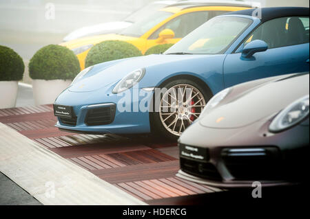 Porsche 911 "Exclusive Manufaktur" Sportwagen Stockfoto