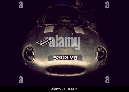 Jaguar E-Type Lightweight Rennwagen Stockfoto