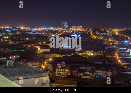 Port-Logen, Vila Nova De Gaia, Fluss Douro, Porto, Portugal, in der Dämmerung Stockfoto