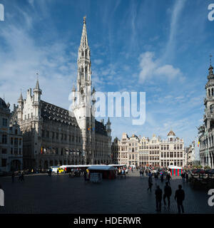 Belgien, Brüssel, Grande Place - Grote markt Stockfoto