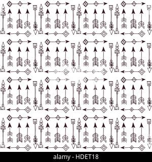 Doodle abstrakte Linien Musterdesign. Stock Vektor