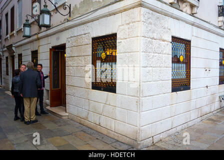 Harrys Bar, San Marco, Venedig, Veneto, Italien Stockfoto