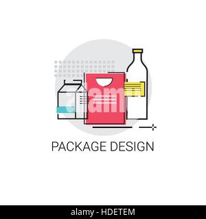 Paket Design gutes Branding Symbol Vektor-Illustration Stock Vektor