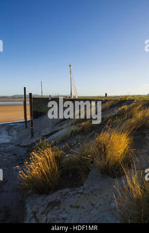 Den Fluss Severn bei Lydney Hafen. Stockfoto