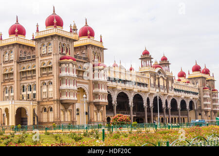 Mysore Palast, Karnataka, Indien Stockfoto