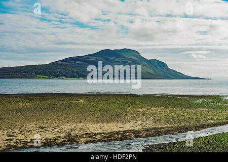 Heilige Insel in Lamlash Bay, Isle of Arran, in den Firth of Clyde, Schottland. Stockfoto