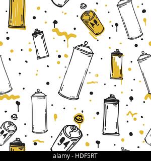 Nahtlose Muster Graffiti Stock Vektor