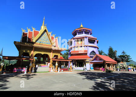 Wat Phra, dass Doi Wao (Black Scorpion Tempel) in Chiang Rai, Thailand Stockfoto