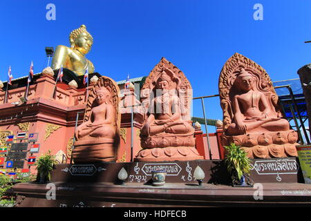 Bhudda-Statue in Goldenes Dreieck-Chiang Rai, Thailand Stockfoto