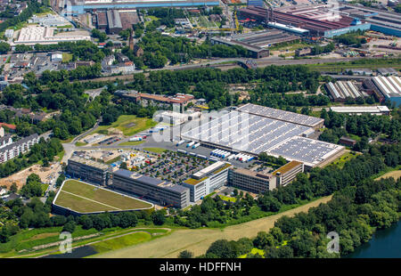 Luftbild, Discounter Aldi Süd Sitz, Styrum, Mülheim an der Ruhr, Ruhrgebiet, Nordrhein-Westfalen Stockfoto