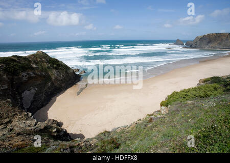 Praia de Odeceixe, Portugal, Europa Stockfoto