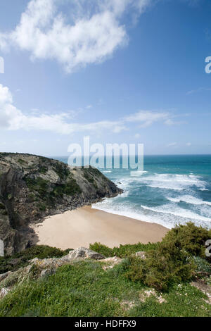 Praia de Odeceixe, Portugal, Europa Stockfoto