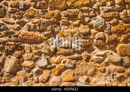 Alte Steinmauern Hintergrund Stockfoto