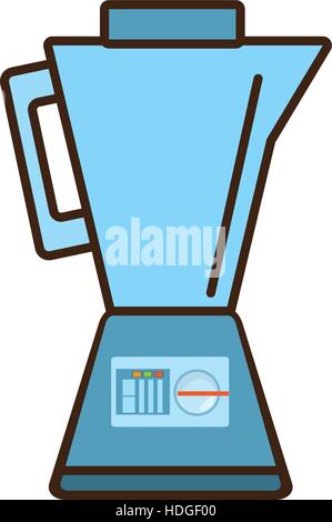 Cartoon-Mixer Küche Gerät Vektor Illustration Eps 10 Stock Vektor
