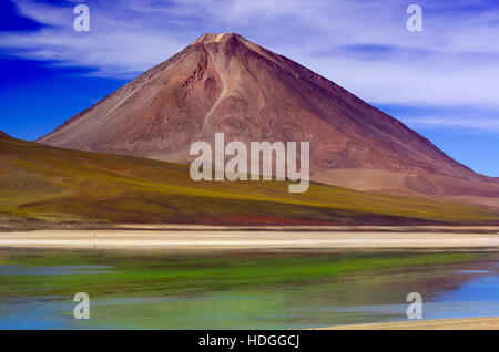 Laguna Verde in Bolivien Stockfoto