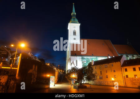 Martinsdom in Bratislava Stockfoto