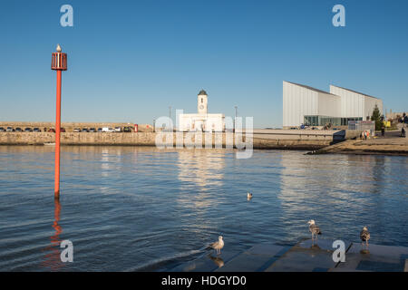 Margate Hafen, Turner Contemporary Gallery & Droit Haus Kent, UK. Stockfoto