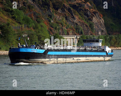 Aviso II (Schiff, 2005) ENI 04803830 auf dem Rhein bei Oberwesel pic1 Stockfoto