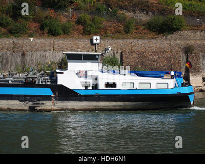 Aviso II (Schiff, 2005) ENI 04803830 auf dem Rhein bei Oberwesel pic4 Stockfoto