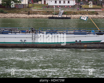 Judith (Schiff, 1981) ENI 02327534 auf dem Rhein bei Sankt Goarhausen pic5 Stockfoto