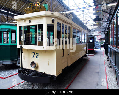 Verviers Straßenbahn Linie 2 Rechain Dison Stembert pic1 Stockfoto