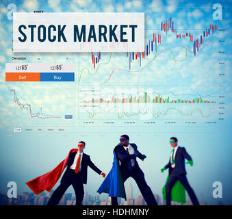Börse Aktien Handel Forex Aktien Konzept Stockfoto